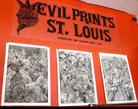 TOM HUCK: –St. Louis Living Legend – Illustration Concentration