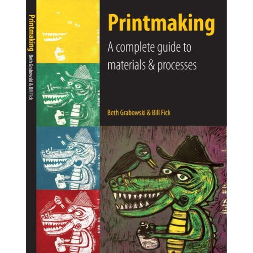 Fick's Printmaking text, cover image by Sean Starwars