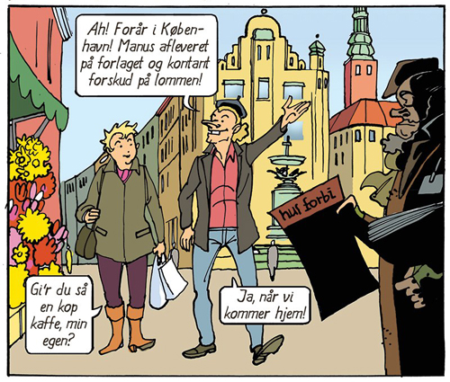 panel from Eks Libris by Sussi Bech and Frank Madsen