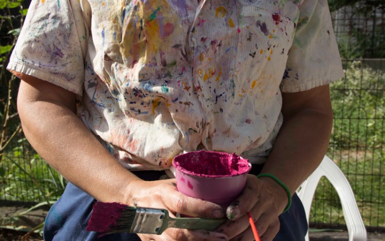  Mural Volunteer, photos © Ann Lemon