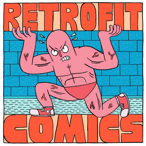Sticker by Retrofit Comics artist Jack Teagle.