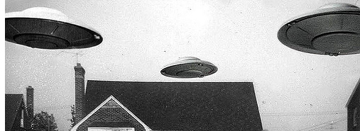 From Earth Vs. The Flying Saucers, 1956, © Columbia Picures