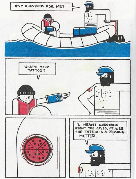 From 'Operation Pizza' by Box Brown