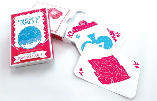 Playing Cards, designed and illustrated by Gabby Shelley. ©2014