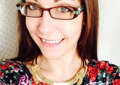 Gabby Shelly, KU Communication Design grad, 2014.