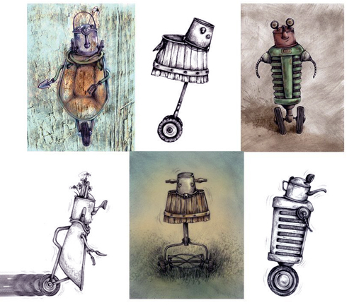 Barnyard creatures © 2011 Cheryl Sheeler