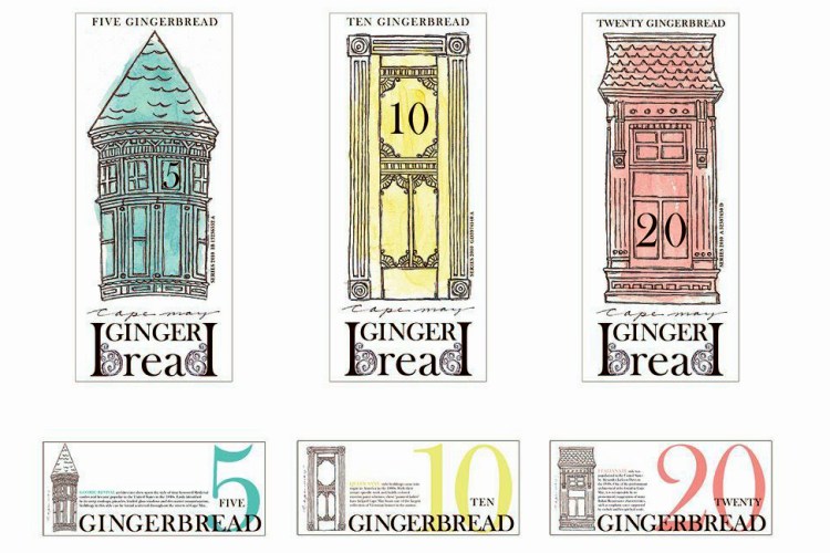 Concept for Cape May, NJ, local currency.© Cheryl Sheeler.