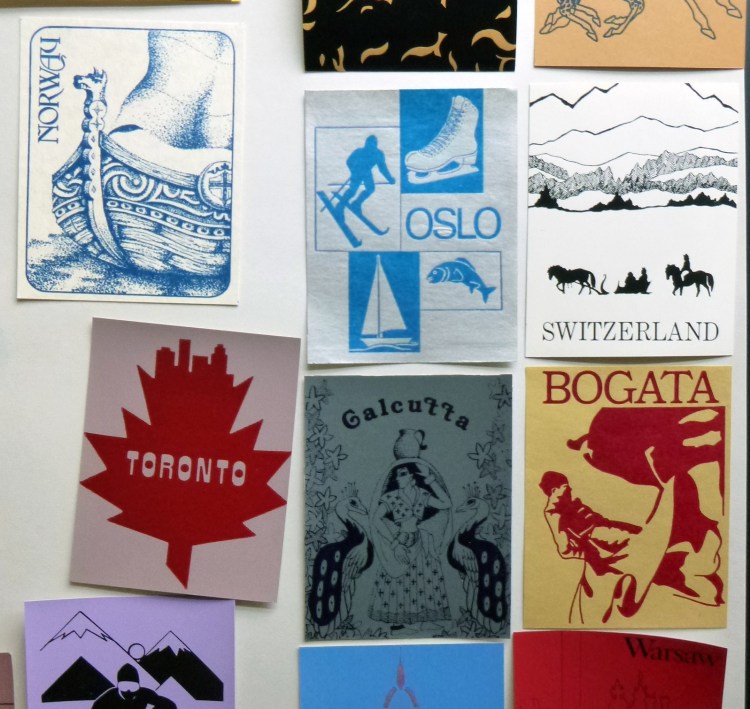 Printed work by students of John K. Landis. circa 1985.