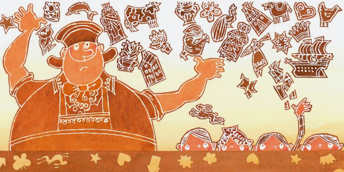 Cookie-like art © Vincent X. Kirsh for Gingerbread for Liberty.