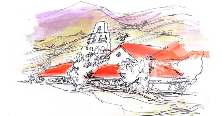 Gallo Wine Label © 2015 Veronica Lawlor.