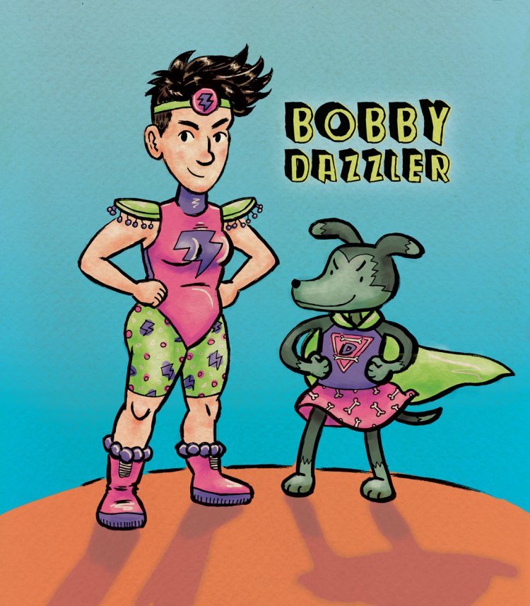 Bobby Dazzler © 2015 Robin Tatlow-Lord. Her Roller Derby persona.