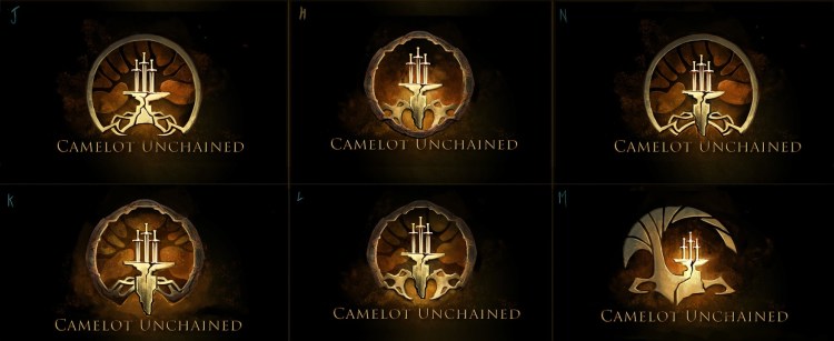 6 variations for Camelot Unchained logo © 2105 City State entertainment