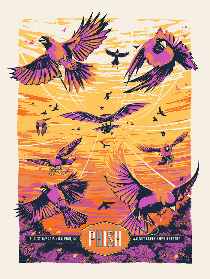 Phish gig poster© Ryan Lynn
