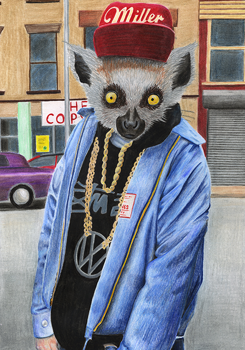 Beastie Boy Lemur © by Andrew Cygnan