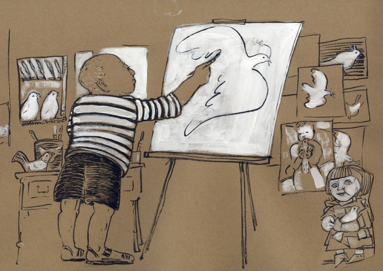 Picasso and Paloma © Kevin McCloskey 2015