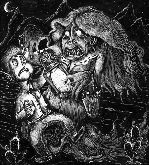 La Llorona, a Mexican folktale © by Rafael Nunez