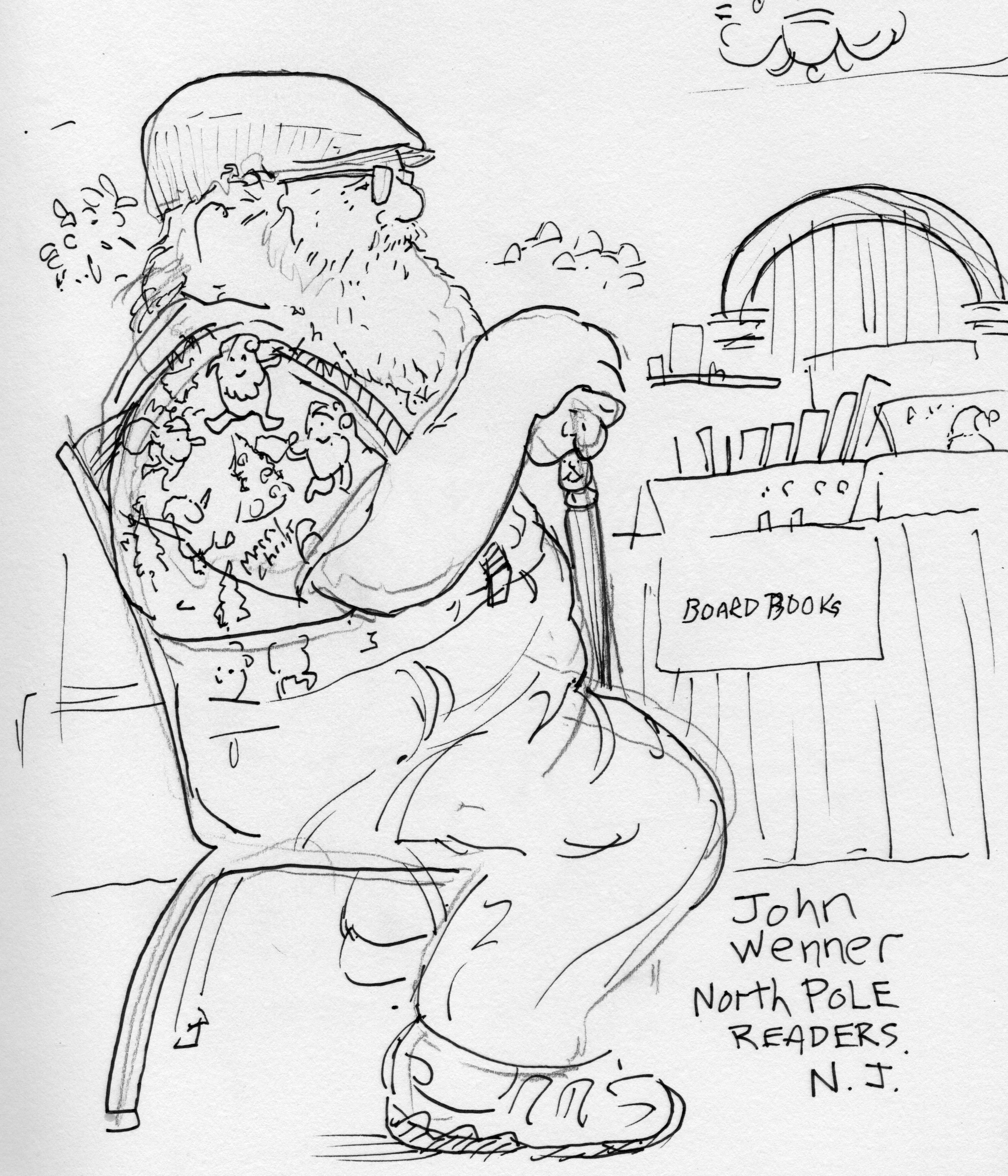 Santa's Sketchbook – Illustration Concentration